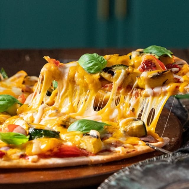 Fresh Veggies Pizza.