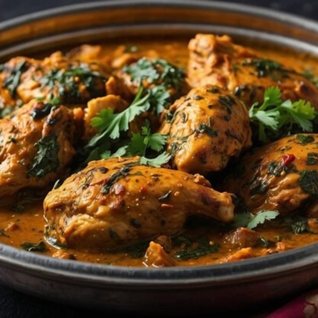Methi Chicken.