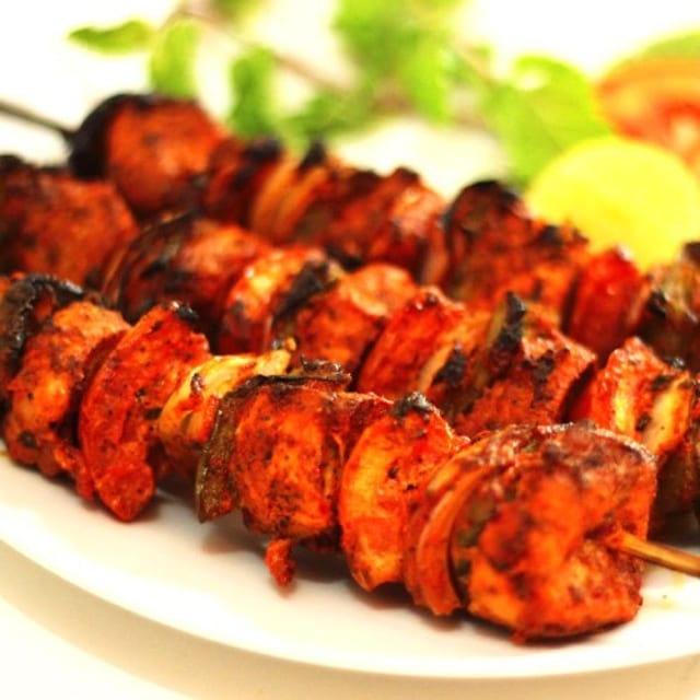 Chicken Tikka Kebab.