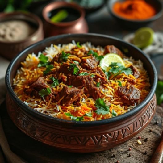 Goat Keema Biryani